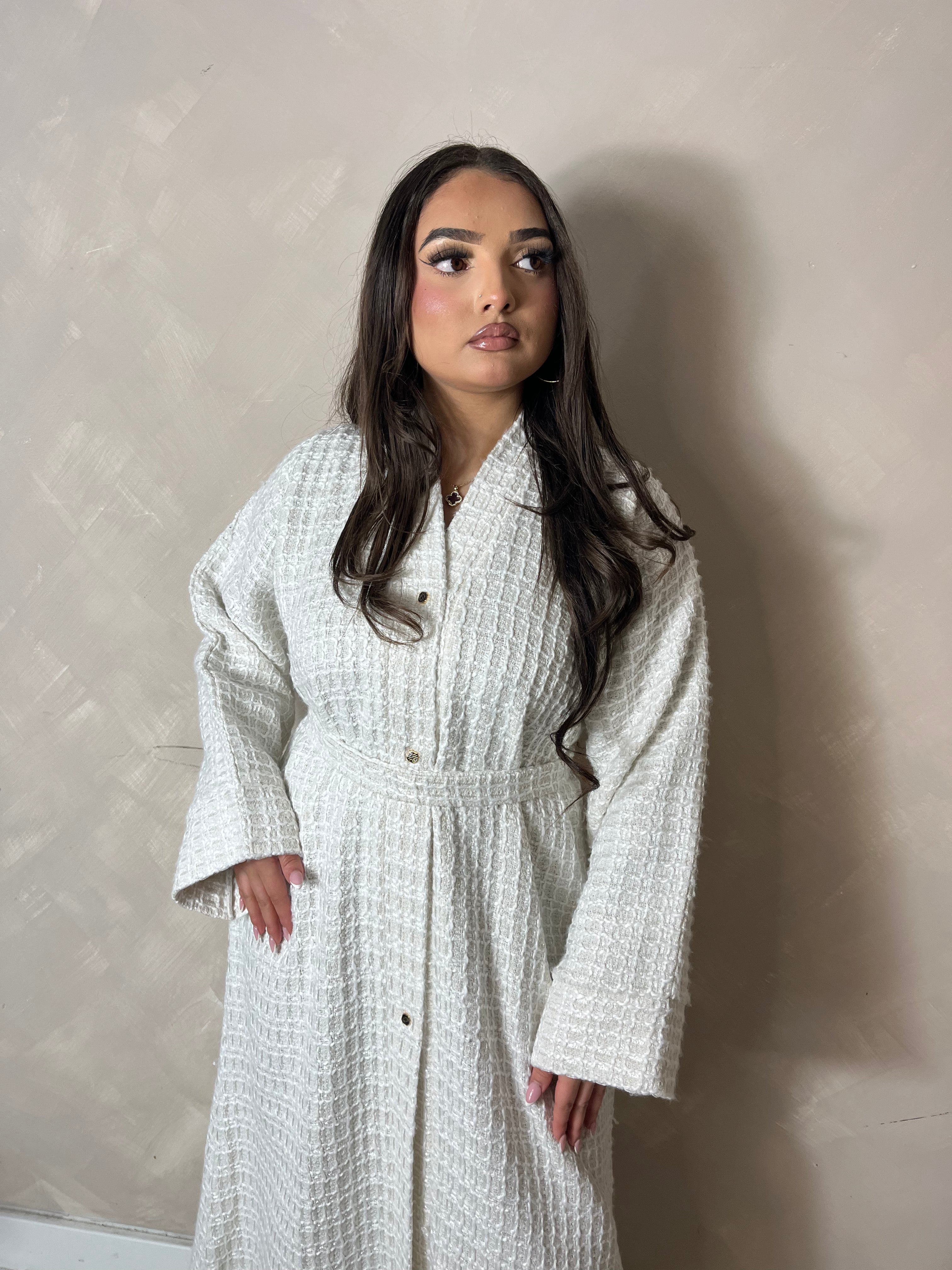 KHALEESI WINTER COAT WHITE